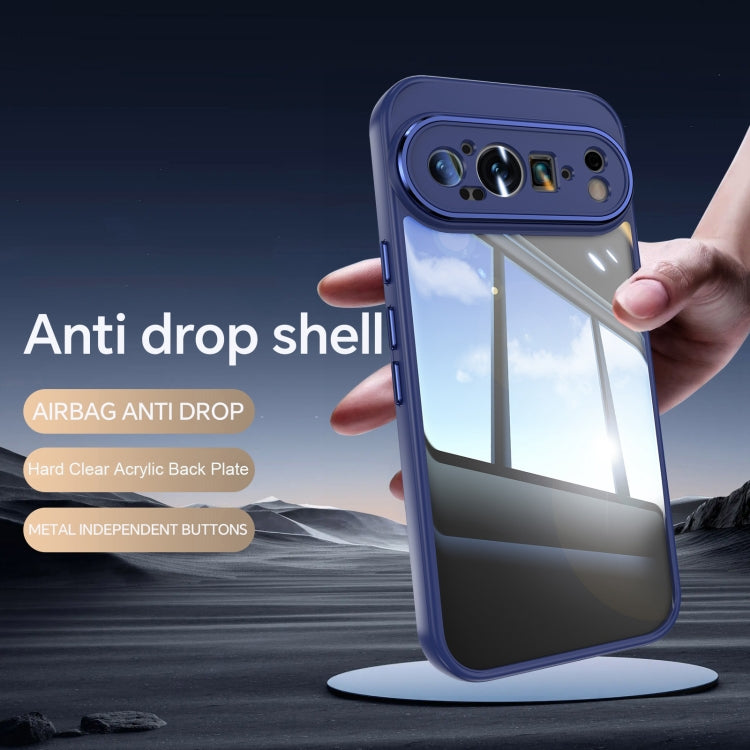 For Google Pixel 9 Pro Acrylic Hybrid TPU Armor Shockproof Phone Case