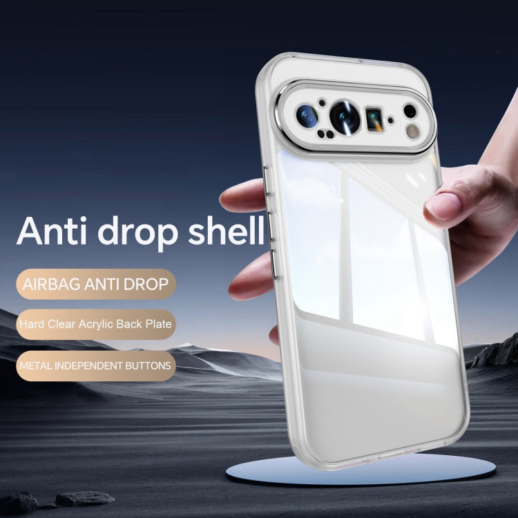 For Google Pixel 9 Pro Acrylic Hybrid TPU Armor Shockproof Phone Case