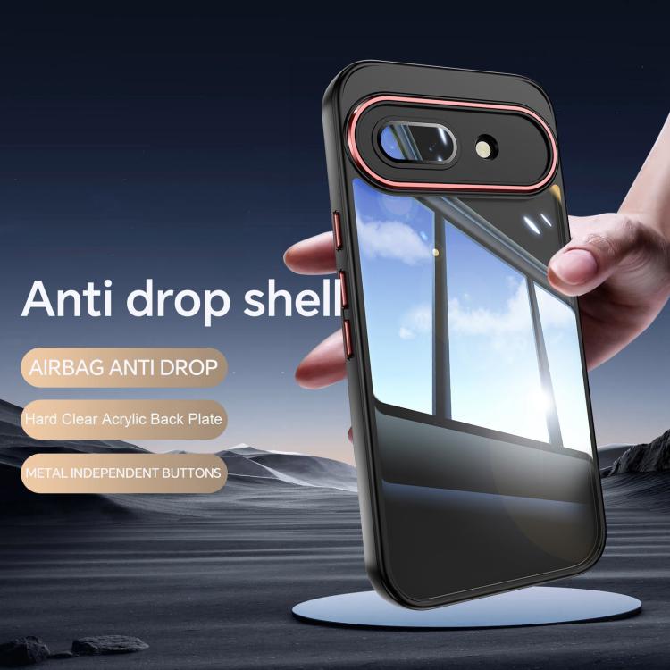 For Google Pixel 9a Acrylic Hybrid TPU Armor Shockproof Phone Case