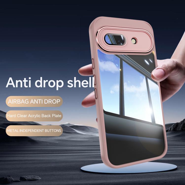 For Google Pixel 9a Acrylic Hybrid TPU Armor Shockproof Phone Case