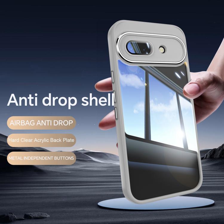 For Google Pixel 9a Acrylic Hybrid TPU Armor Shockproof Phone Case