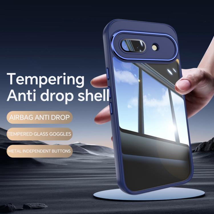For Google Pixel 9a Acrylic Hybrid TPU Armor Shockproof Phone Case