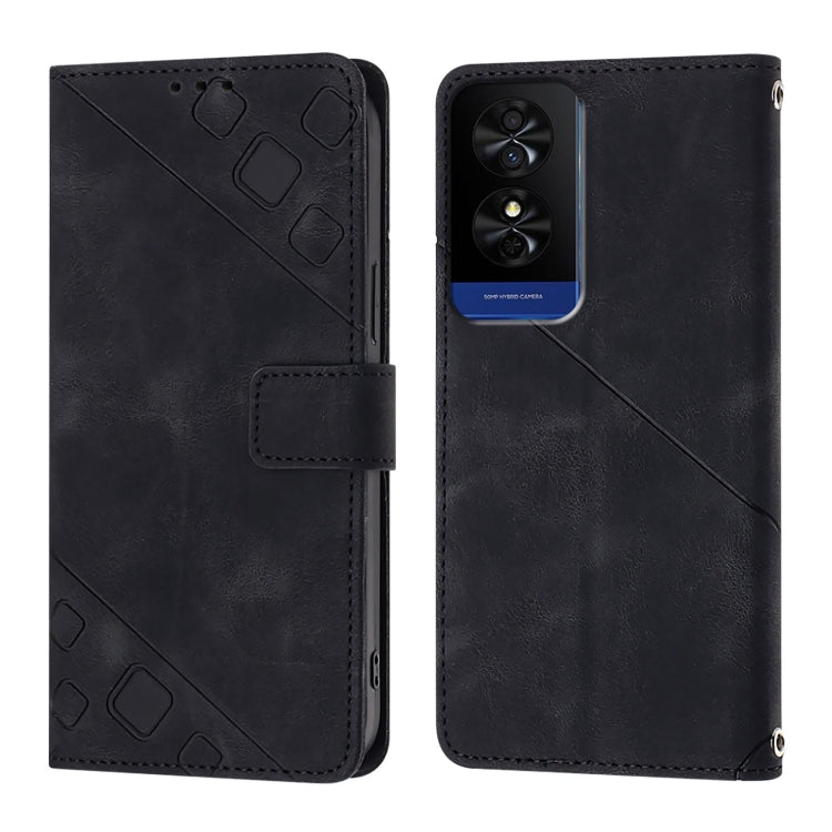 For TCL 50 5G Skin Feel Embossed Leather Phone Case