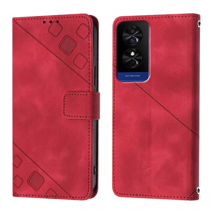 For TCL 50 5G Skin Feel Embossed Leather Phone Case