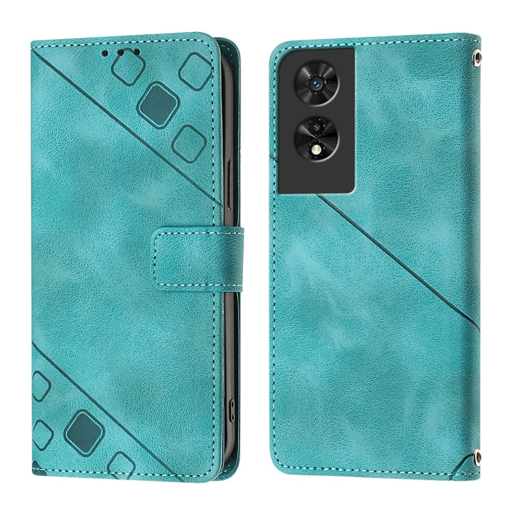 For TCL 505 Skin Feel Embossed Leather Phone Case