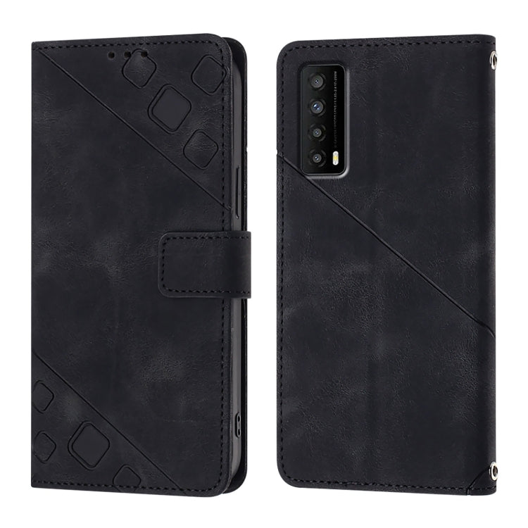 For TCL Stylus 5G Skin Feel Embossed Leather Phone Case