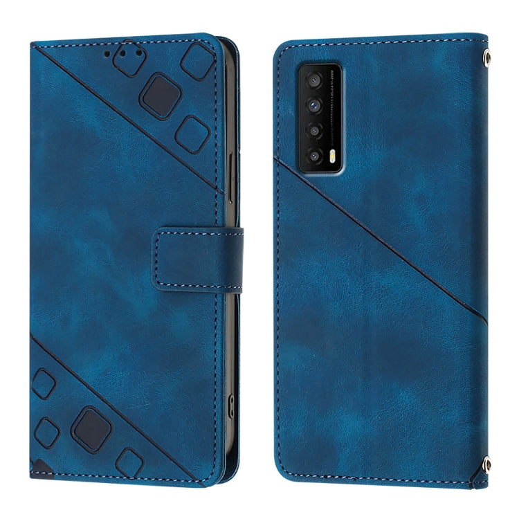 For TCL Stylus 5G Skin Feel Embossed Leather Phone Case