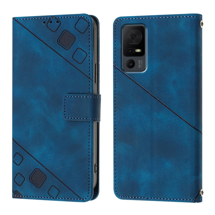 For TCL 50 LE 5G Skin Feel Embossed Leather Phone Case