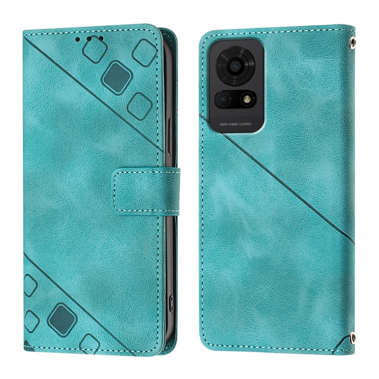 For TCL 50 LE 5G Skin Feel Embossed Leather Phone Case