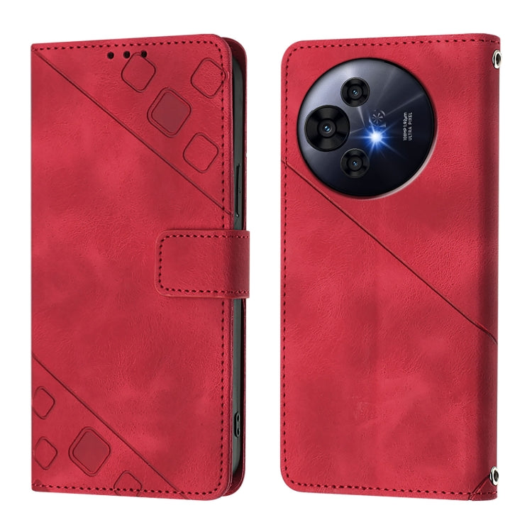 For TCL 50 Pro NxtPaper Skin Feel Embossed Leather Phone Case