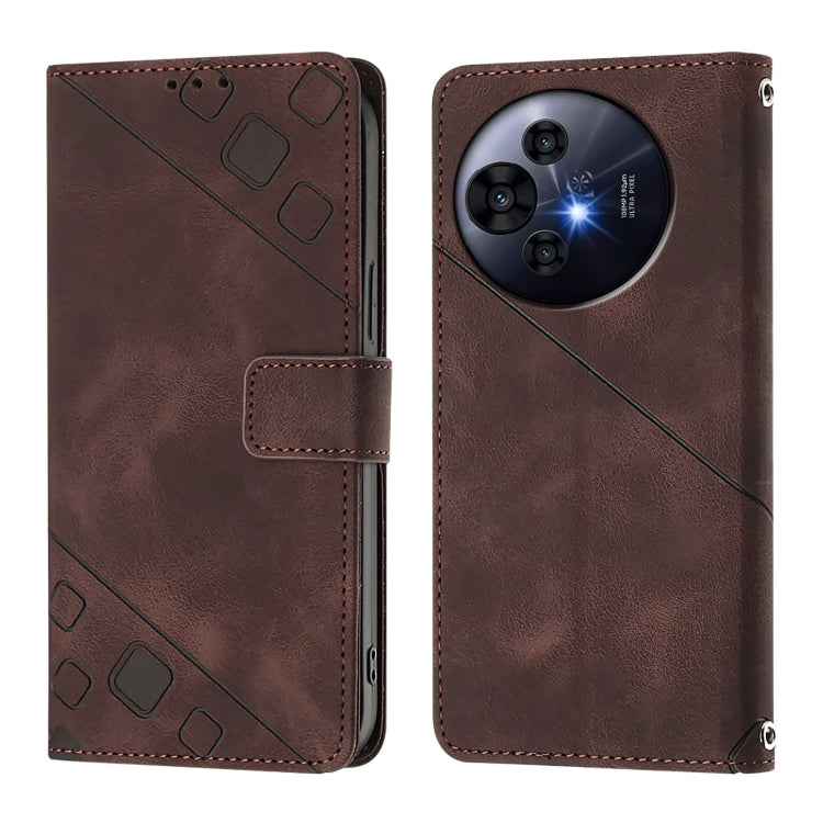 For TCL 50 Pro NxtPaper Skin Feel Embossed Leather Phone Case