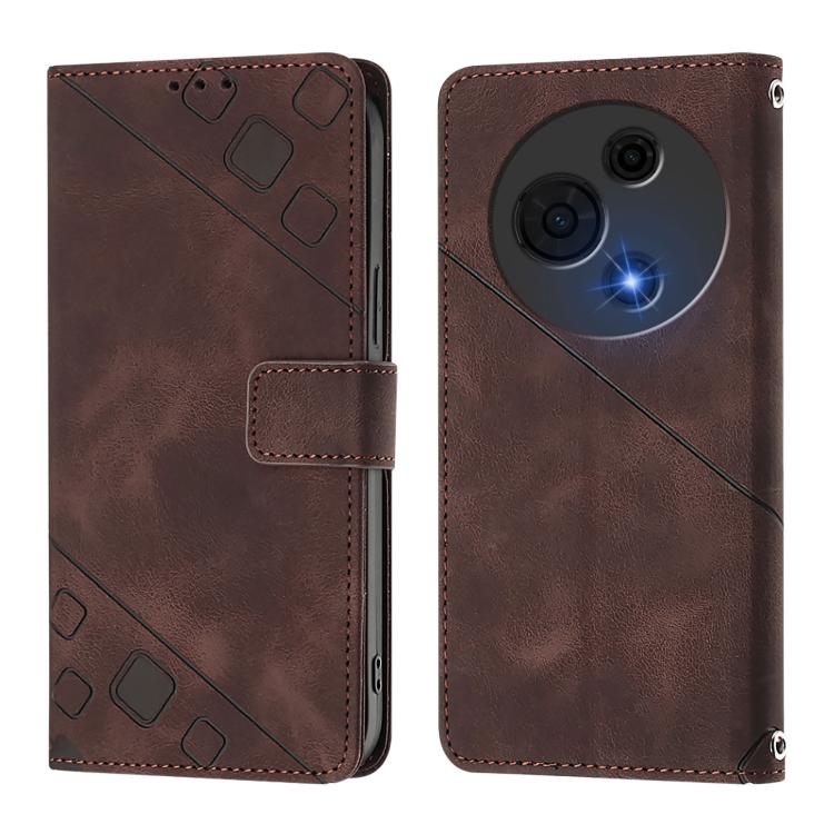 For TCL 60 NxtPaper Skin Feel Embossed Leather Phone Case