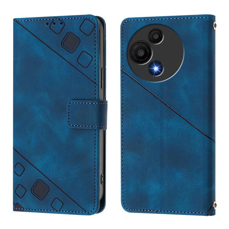 For TCL 60 SE NxtPaper / 605 Skin Feel Embossed Leather Phone Case