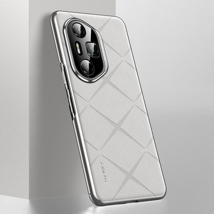 For Honor 300 Ultra Plain Leather PC Phone Case
