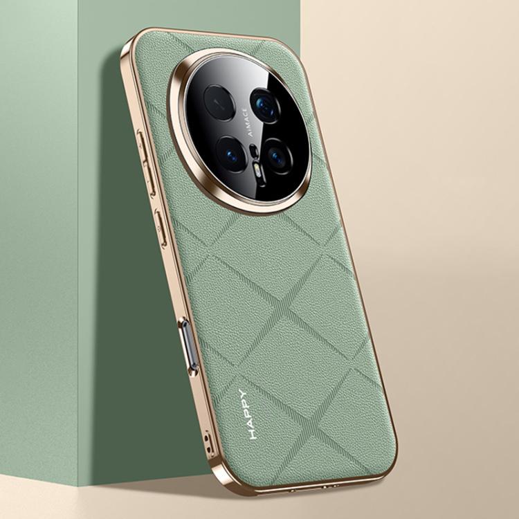 For Honor Magic8 Pro Plain Leather PC Phone Case