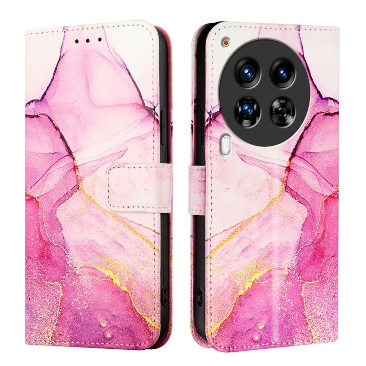 For Tecno Camon 30 Premier 5G PT003 Marble Pattern Flip Leather Phone Case
