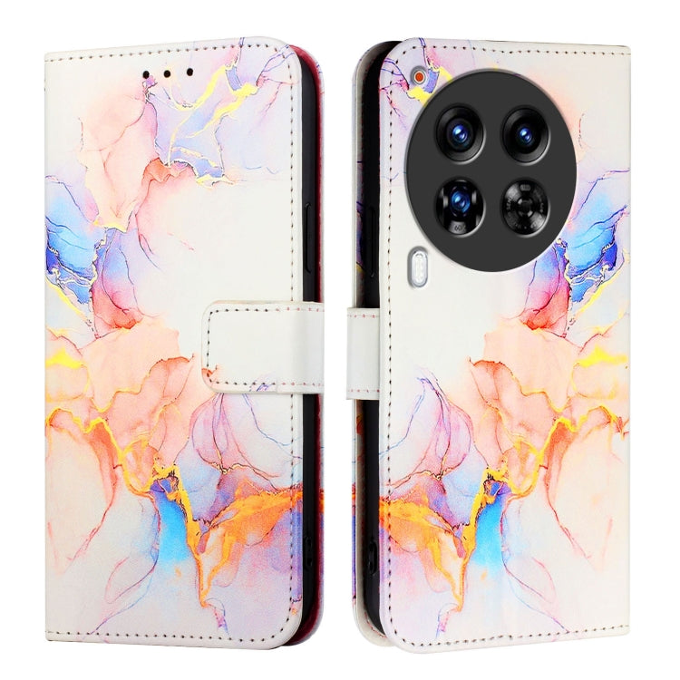 For Tecno Camon 30 Premier 5G PT003 Marble Pattern Flip Leather Phone Case