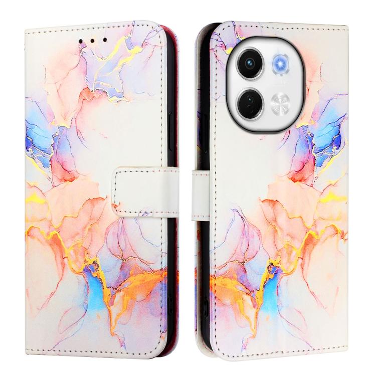 For Tecno Spark 30 5G / Pova 6 Neo 5G PT003 Marble Pattern Flip Leather Phone Case