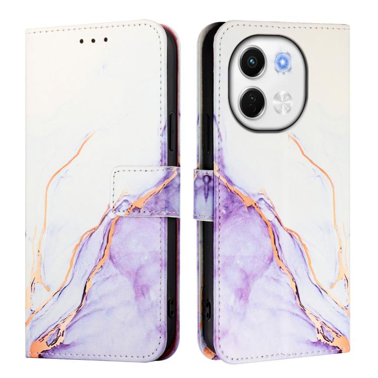 For Tecno Spark 30 5G / Pova 6 Neo 5G PT003 Marble Pattern Flip Leather Phone Case