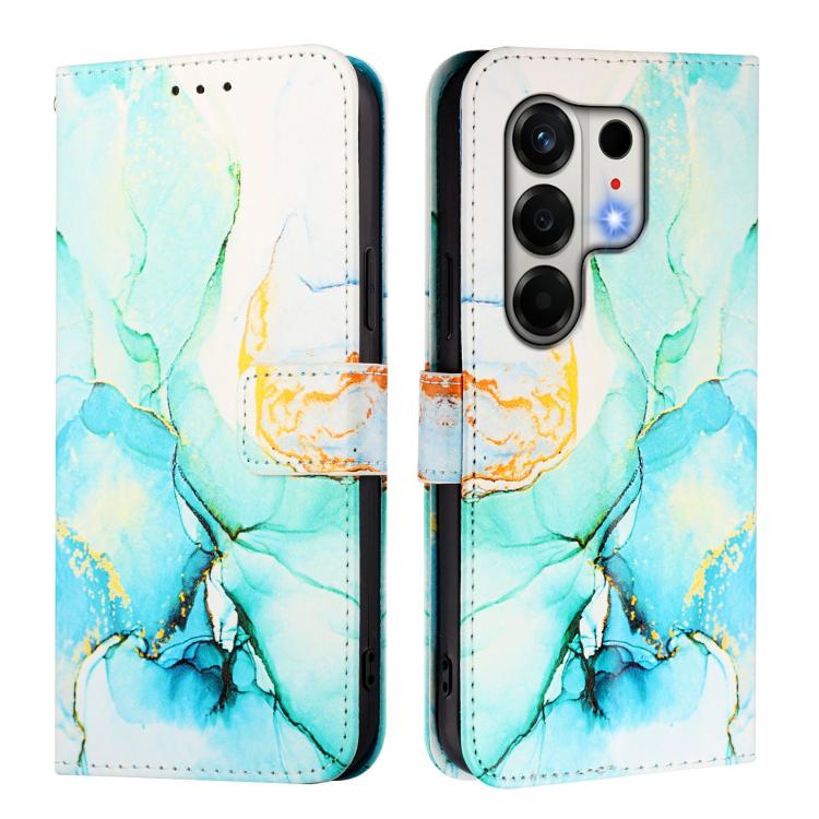 For Tecno Camon 50 4G PT003 Marble Pattern Flip Leather Phone Case