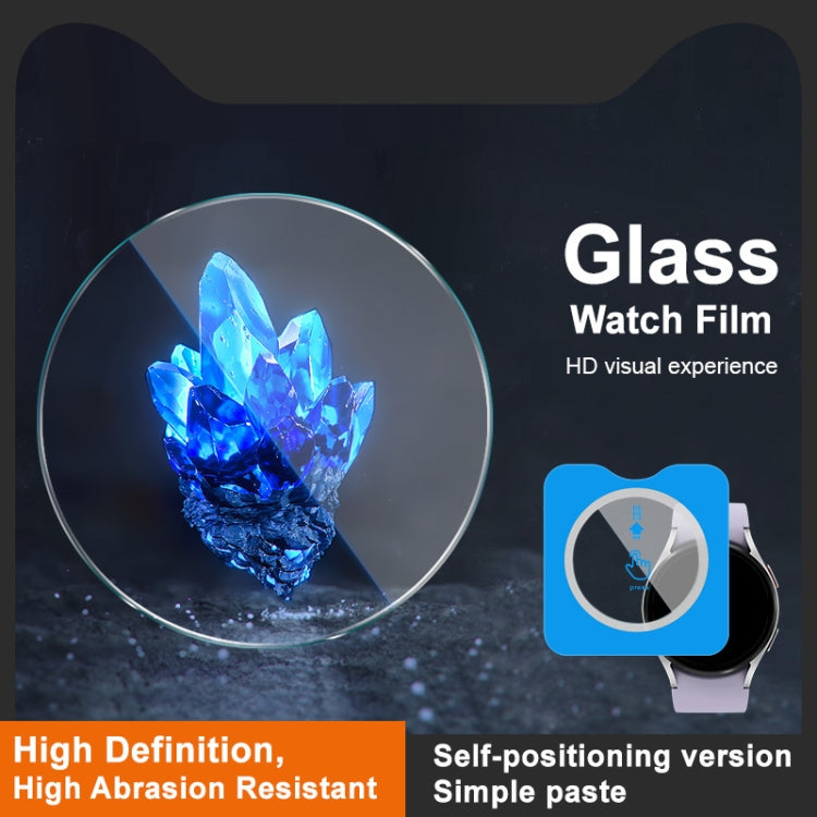 For Samsung Galaxy Watch5 40mm IMAK Tempered Glass Watch Protective Film Self-contained Positioning Version
