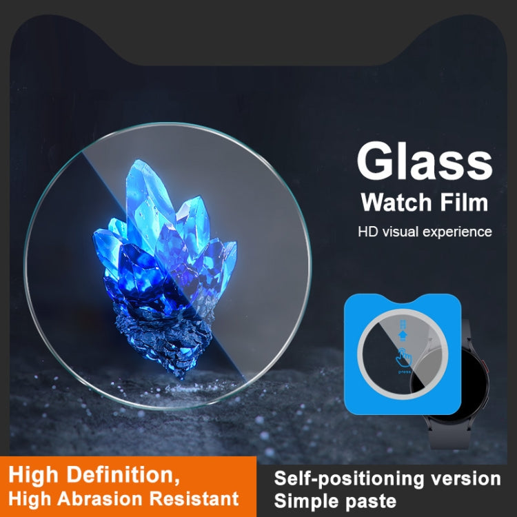For Samsung Galaxy Watch6 44mm IMAK Tempered Glass Watch Protective Film Self-contained Positioning Version