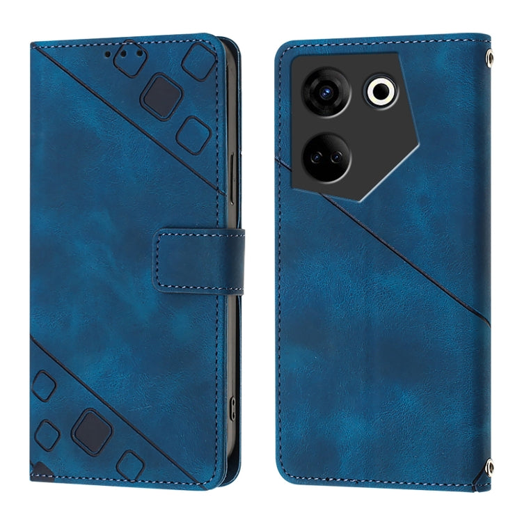 For Tecno Camon 20 / 20 Pro 4G Skin Feel Embossed Leather Phone Case