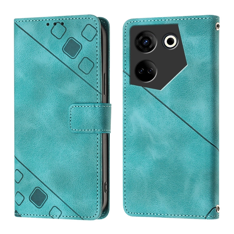 For Tecno Camon 20 / 20 Pro 4G Skin Feel Embossed Leather Phone Case