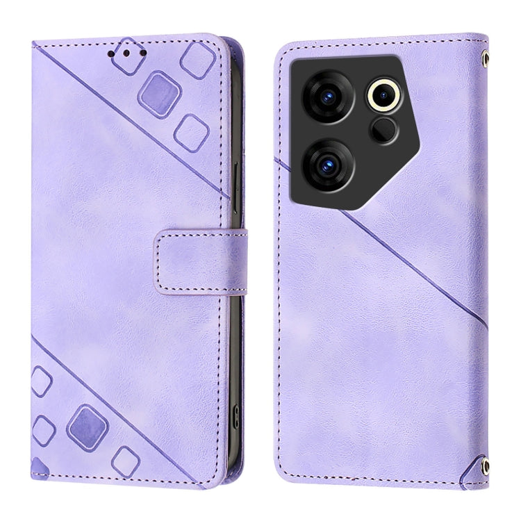 For Tecno Camon 20 Premier 5G Skin Feel Embossed Leather Phone Case