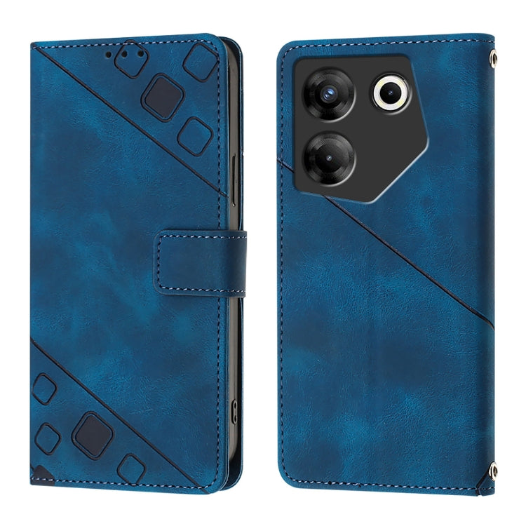 For Tecno Camon 20 Pro 5G Skin Feel Embossed Leather Phone Case