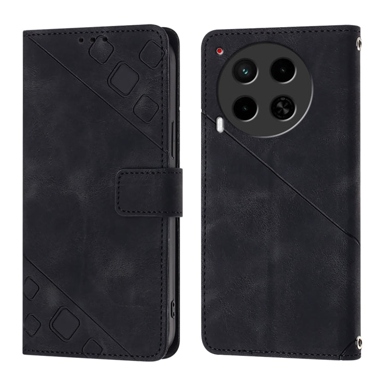 For Tecno Camon 30 4G / 5G Skin Feel Embossed Leather Phone Case