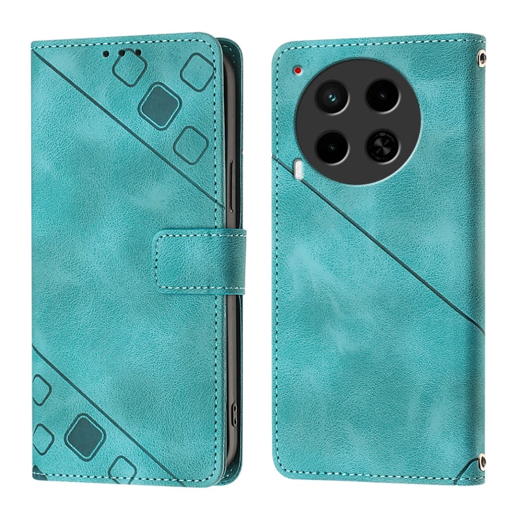 For Tecno Camon 30 4G / 5G Skin Feel Embossed Leather Phone Case