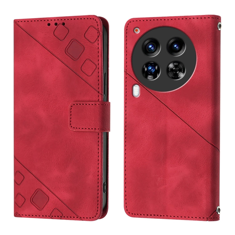 For Tecno Camon 30 Premier 5G Skin Feel Embossed Leather Phone Case