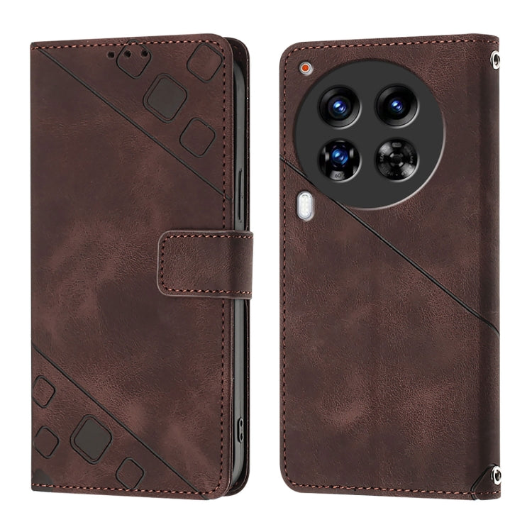 For Tecno Camon 30 Premier 5G Skin Feel Embossed Leather Phone Case
