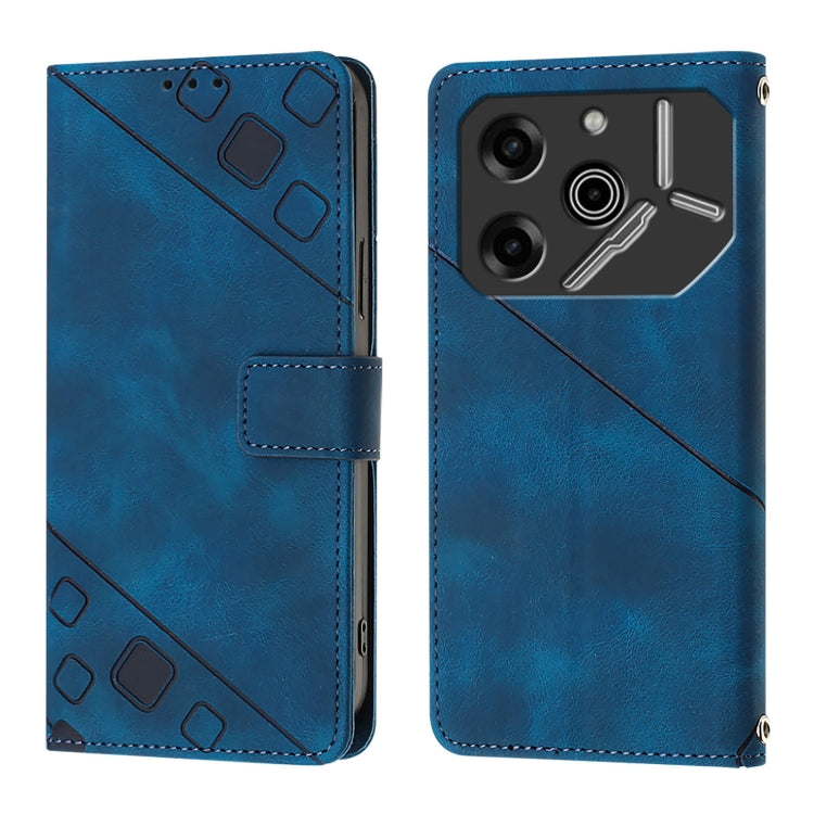 For Tecno Pova 6 5G Skin Feel Embossed Leather Phone Case