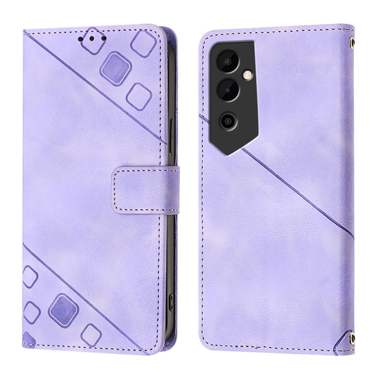 For Tecno Pova Neo 2 Skin Feel Embossed Leather Phone Case