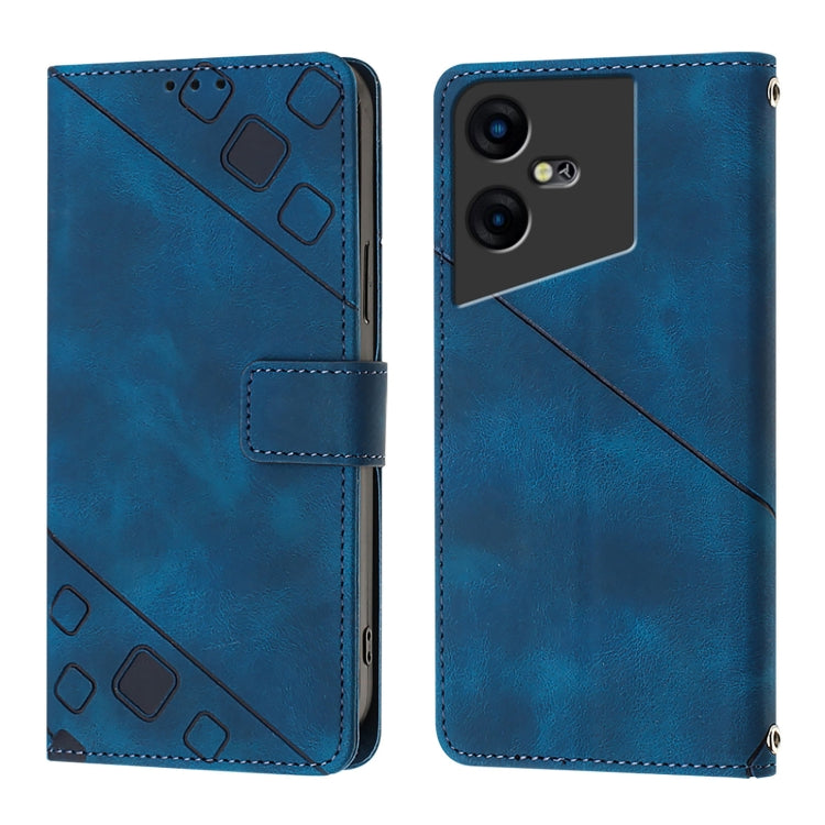 For Tecno Pova Neo 3 Skin Feel Embossed Leather Phone Case
