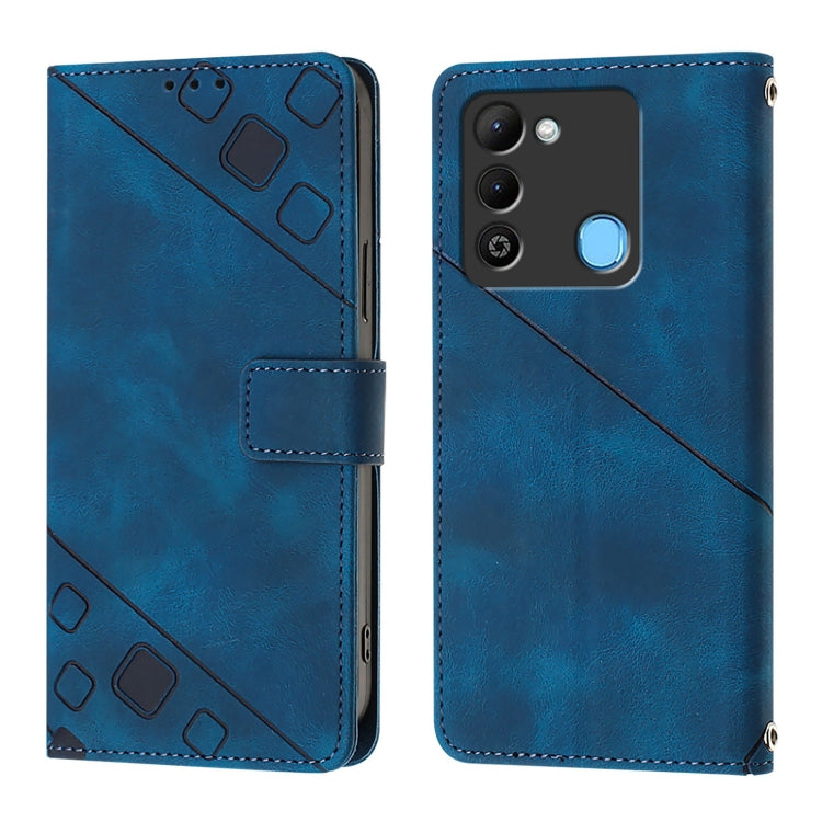 For Tecno Spark 9 Skin Feel Embossed Leather Phone Case