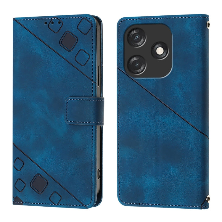 For Tecno Spark 10C Skin Feel Embossed Leather Phone Case