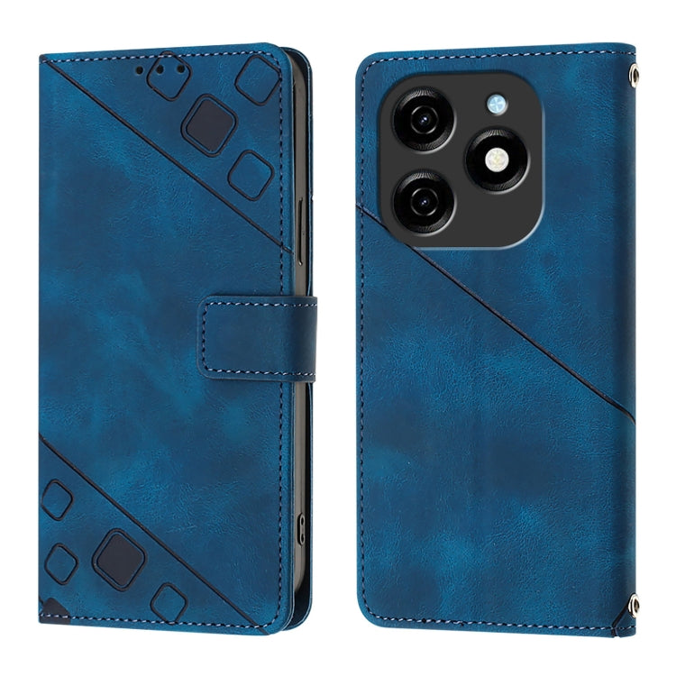 For Tecno Spark 20 Skin Feel Embossed Leather Phone Case