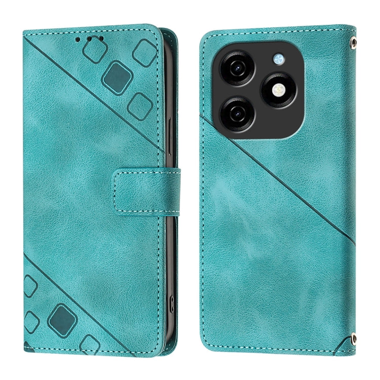 For Tecno Spark 20 Skin Feel Embossed Leather Phone Case