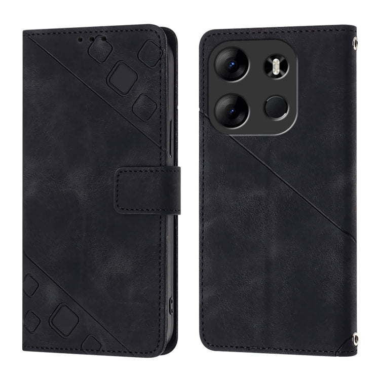 For Tecno Spark Go 2023 / Pop 7 / Pop 7 Pro Skin Feel Embossed Leather Phone Case