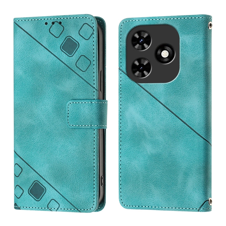 For Tecno Spark Go 2024 / Spark 20C Skin Feel Embossed Leather Phone Case