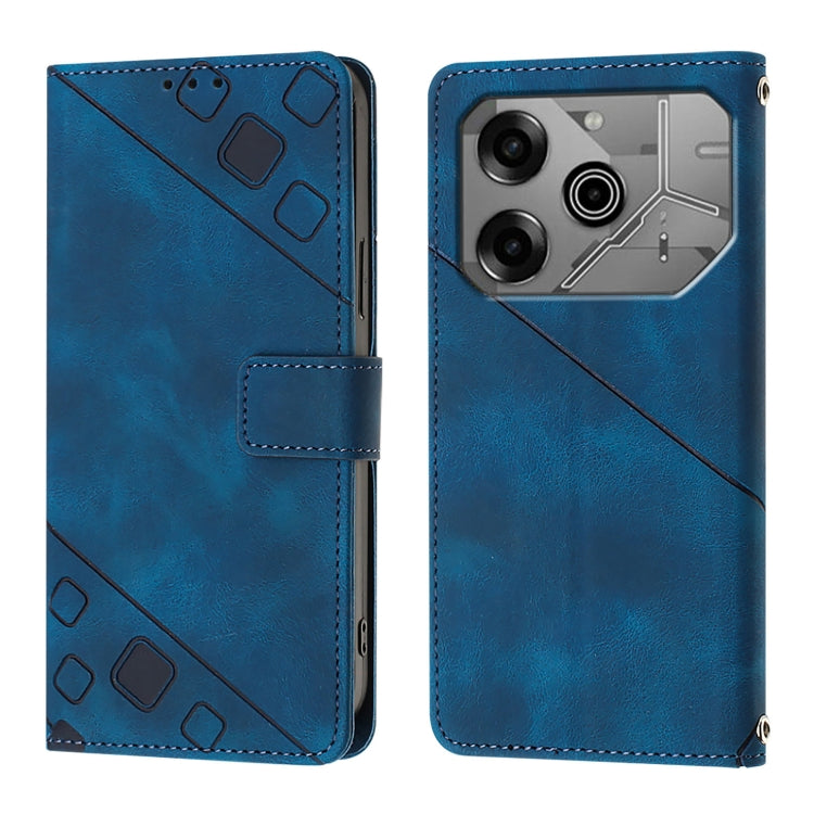 For Tecno Pova 6 Neo Skin Feel Embossed Leather Phone Case
