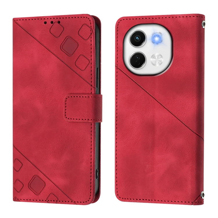 For Tecno Spark 30 5G / Pova 6 Neo 5G Skin Feel Embossed Leather Phone Case