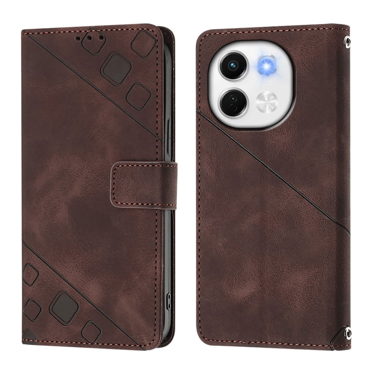 For Tecno Spark 30 5G / Pova 6 Neo 5G Skin Feel Embossed Leather Phone Case
