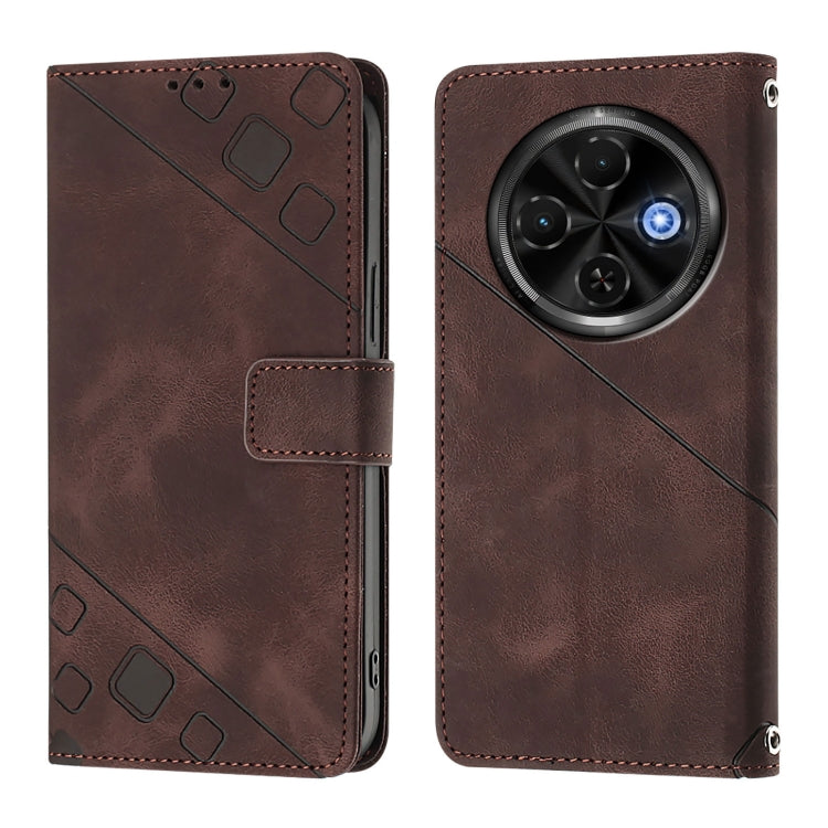 For Tecno Spark 30C 5G / Pop 9 5G Skin Feel Embossed Leather Phone Case