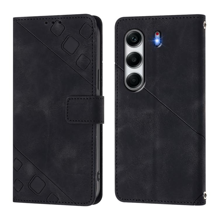 For Tecno Camon 40 Pro 4G Skin Feel Embossed Leather Phone Case