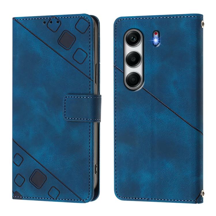 For Tecno Camon 40 Pro 4G Skin Feel Embossed Leather Phone Case