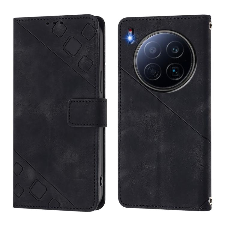For Tecno Camon 40 Premier Skin Feel Embossed Leather Phone Case